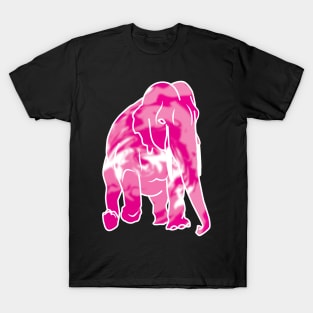 Tie dye pink elephant T-Shirt